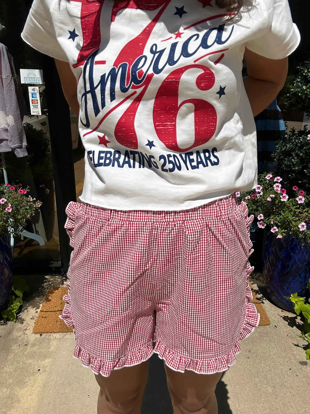 Gingham Georgia Shorts