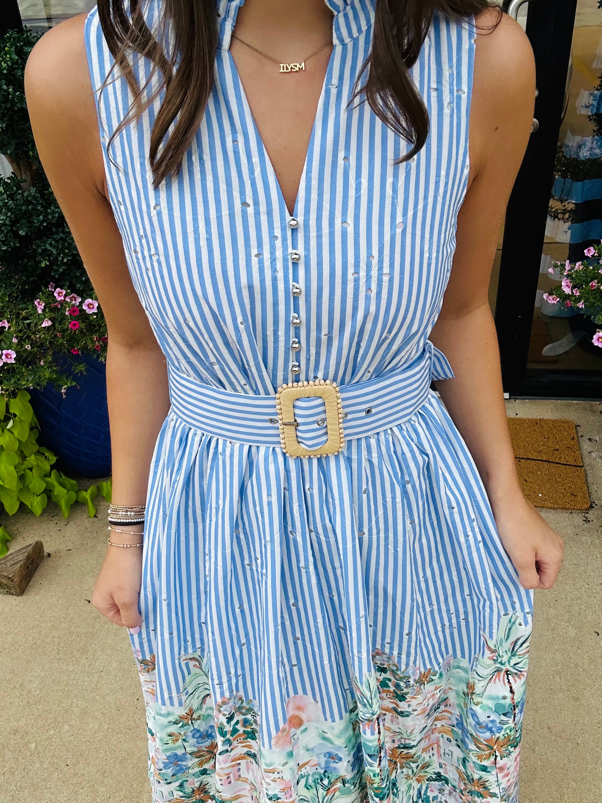 Seasdie Stroll Midi Dress
