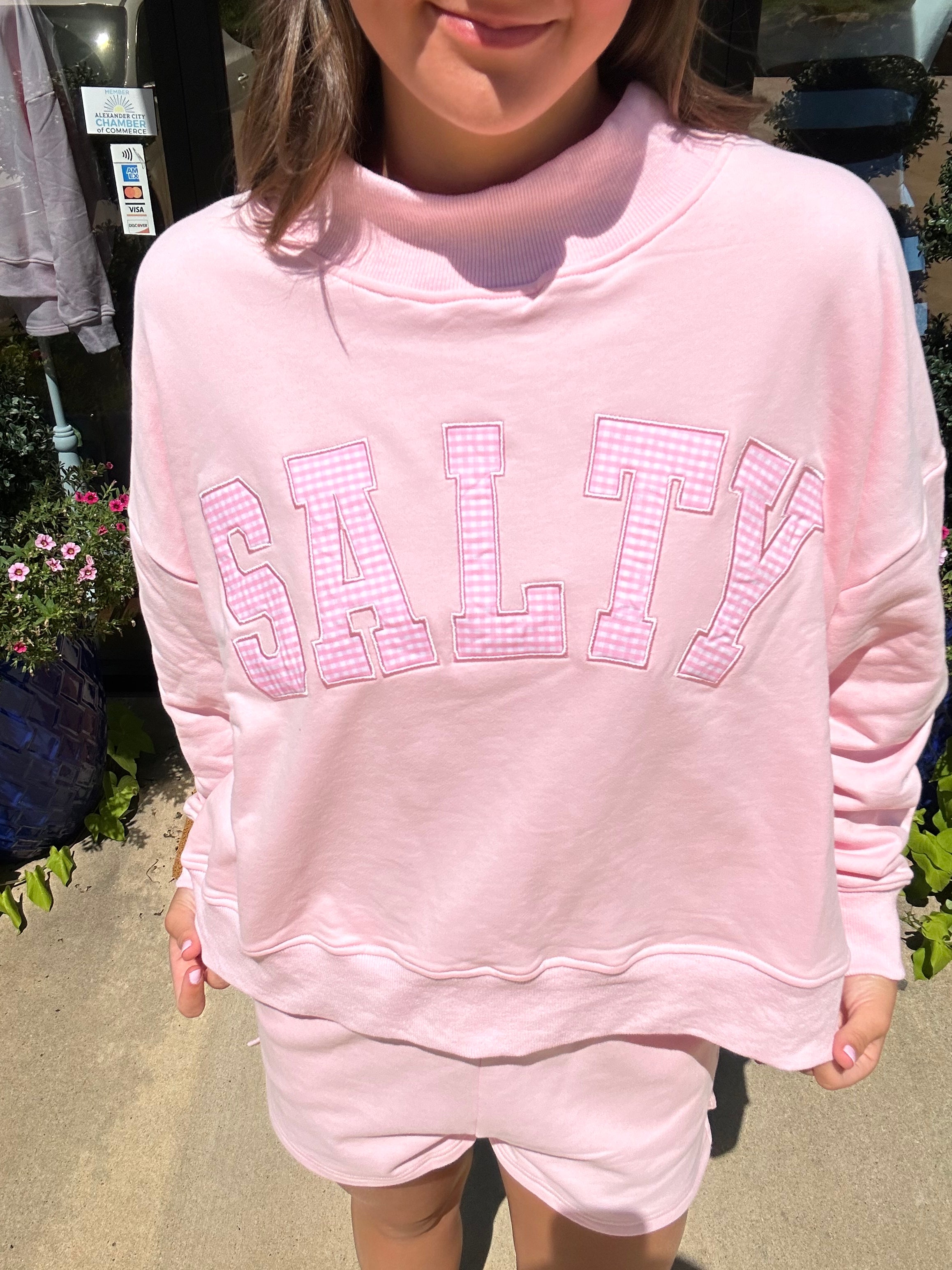 Salty Mock Neck