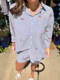 Seaside Patriot Button Up