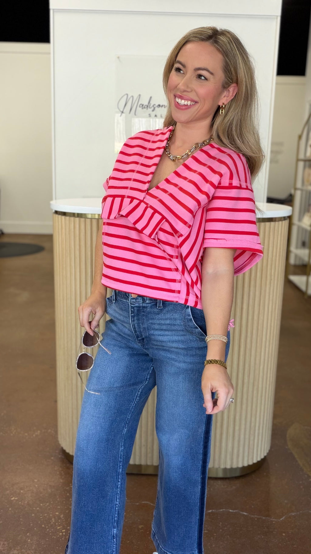 Sweetheart Stripe Hoodie