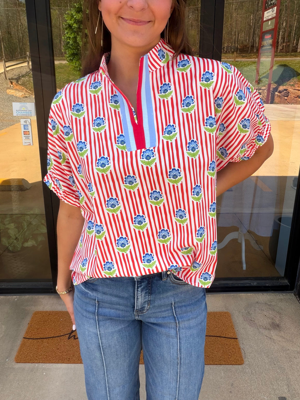 The Hydrangea Blouse