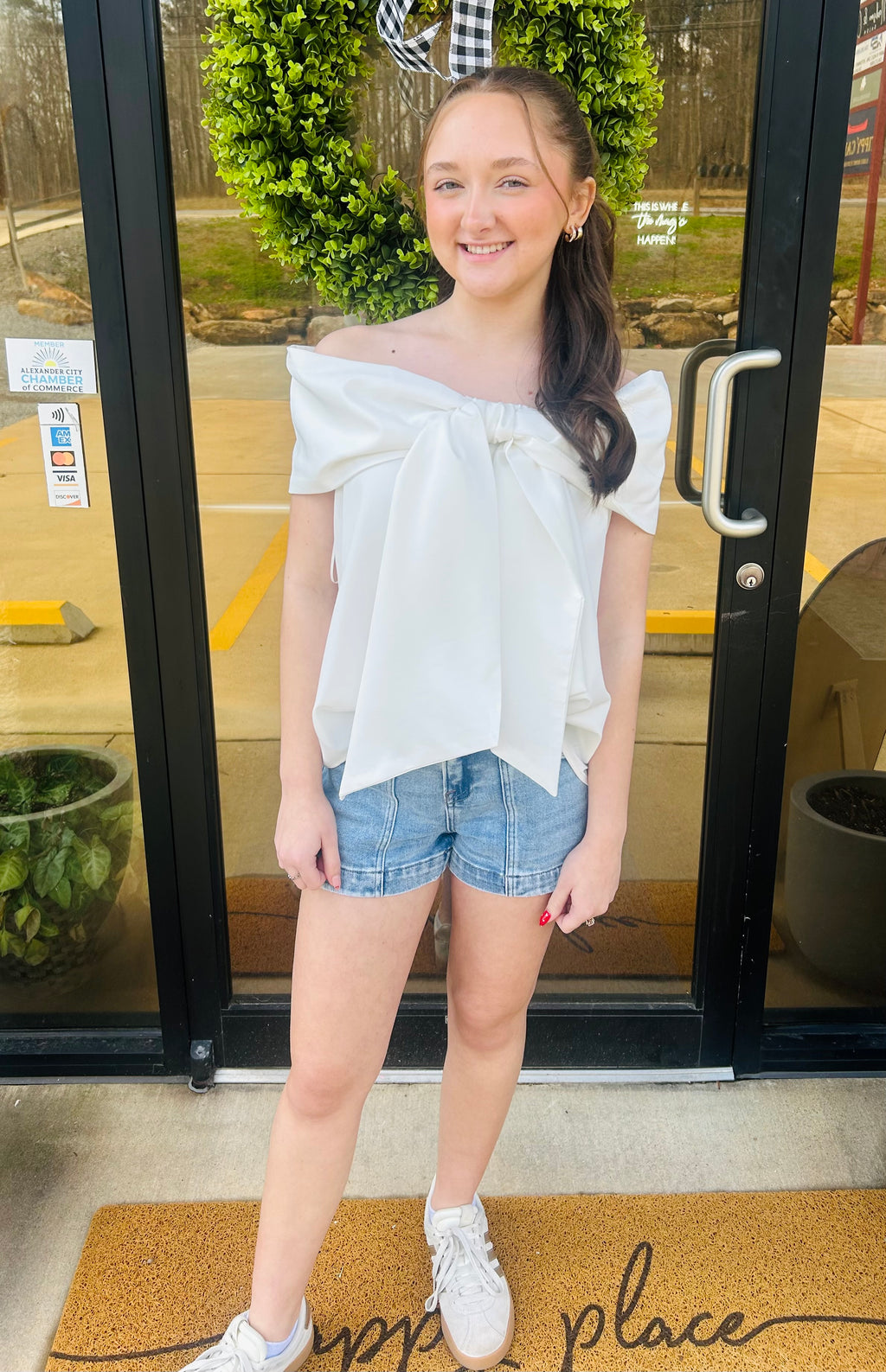 Main Street Muse Denim Shorts