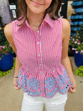 Firecracker Floral Top