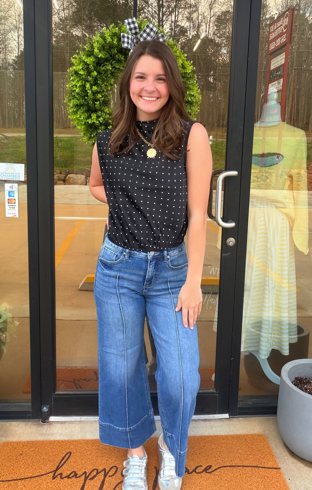 The Paris Polka Blouse
