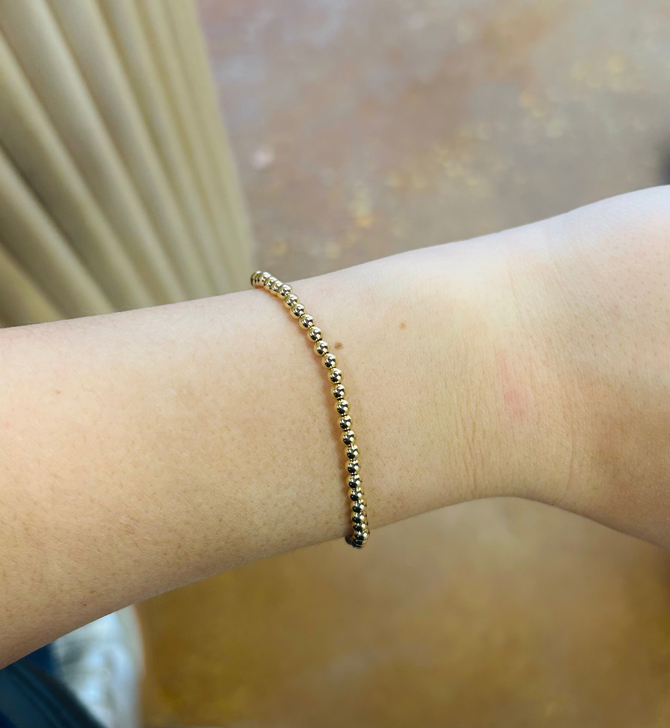 Old Money Beaded Bracelet (7")