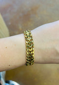 Braided Gold Bracelet