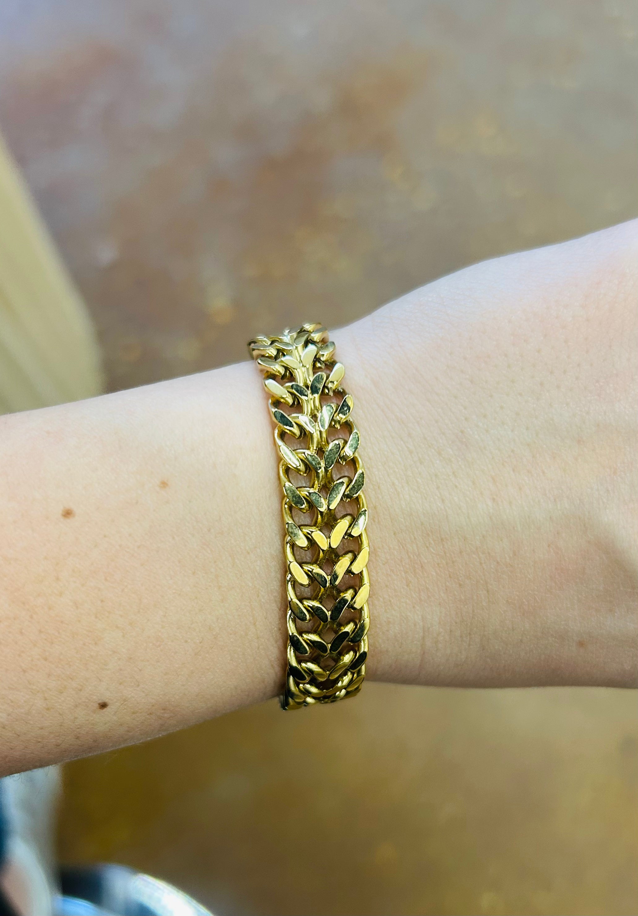 Braided Gold Bracelet
