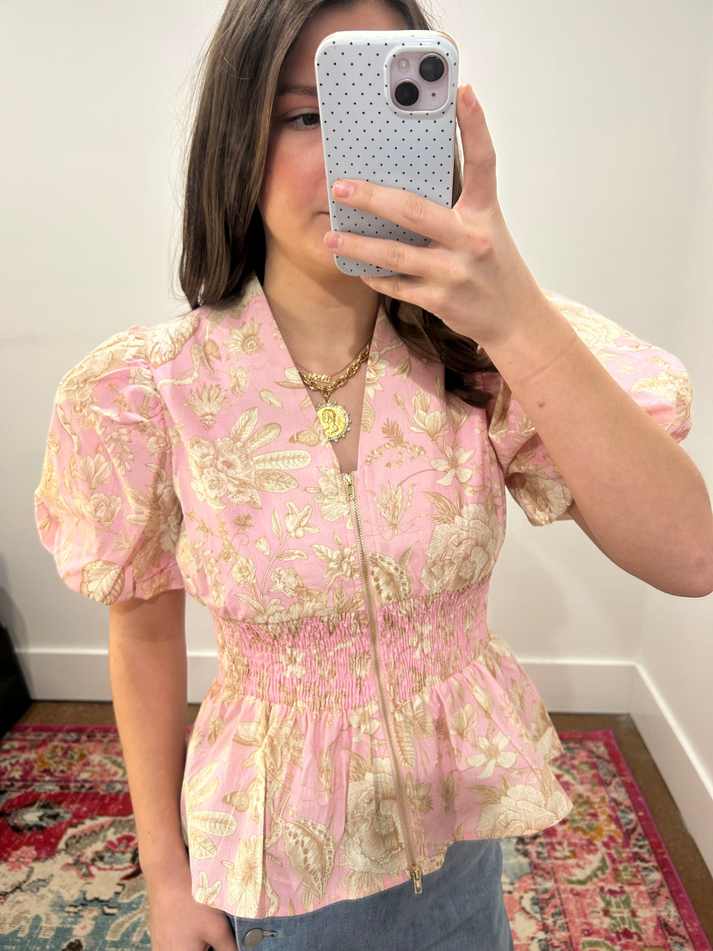 Blushing Botanic Top