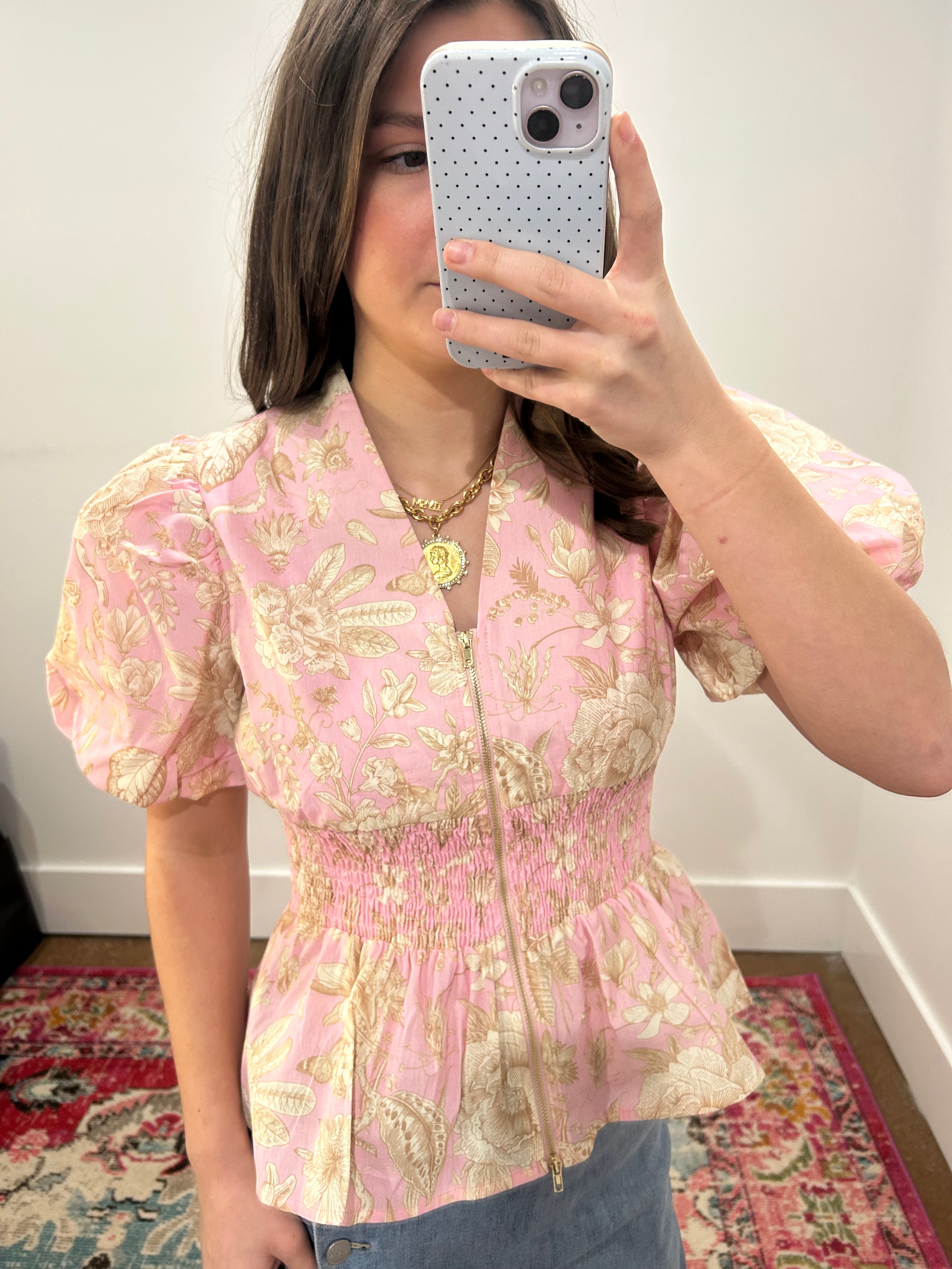 Blushing Botanic Top