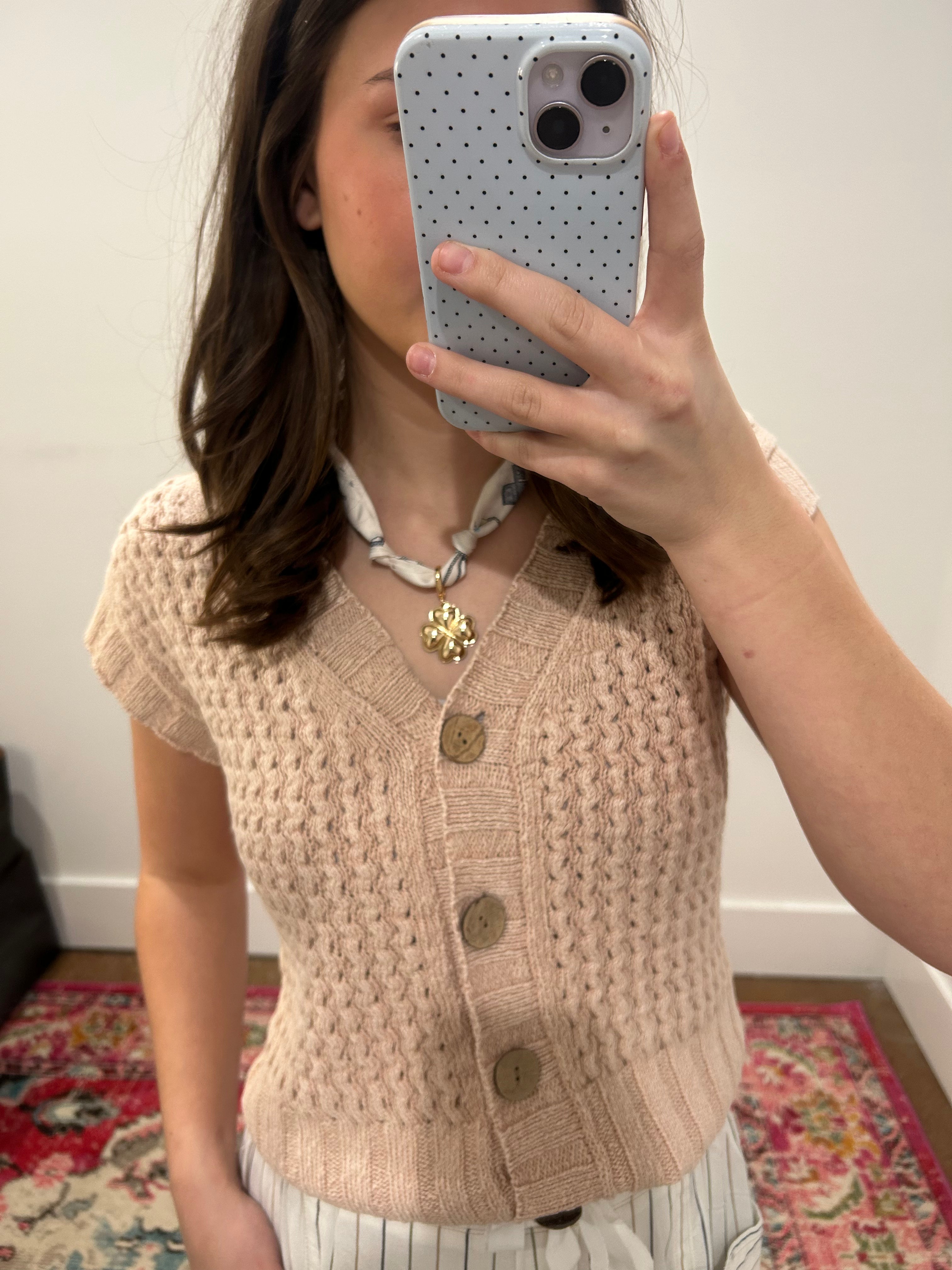 Rose Petal Knit sweater