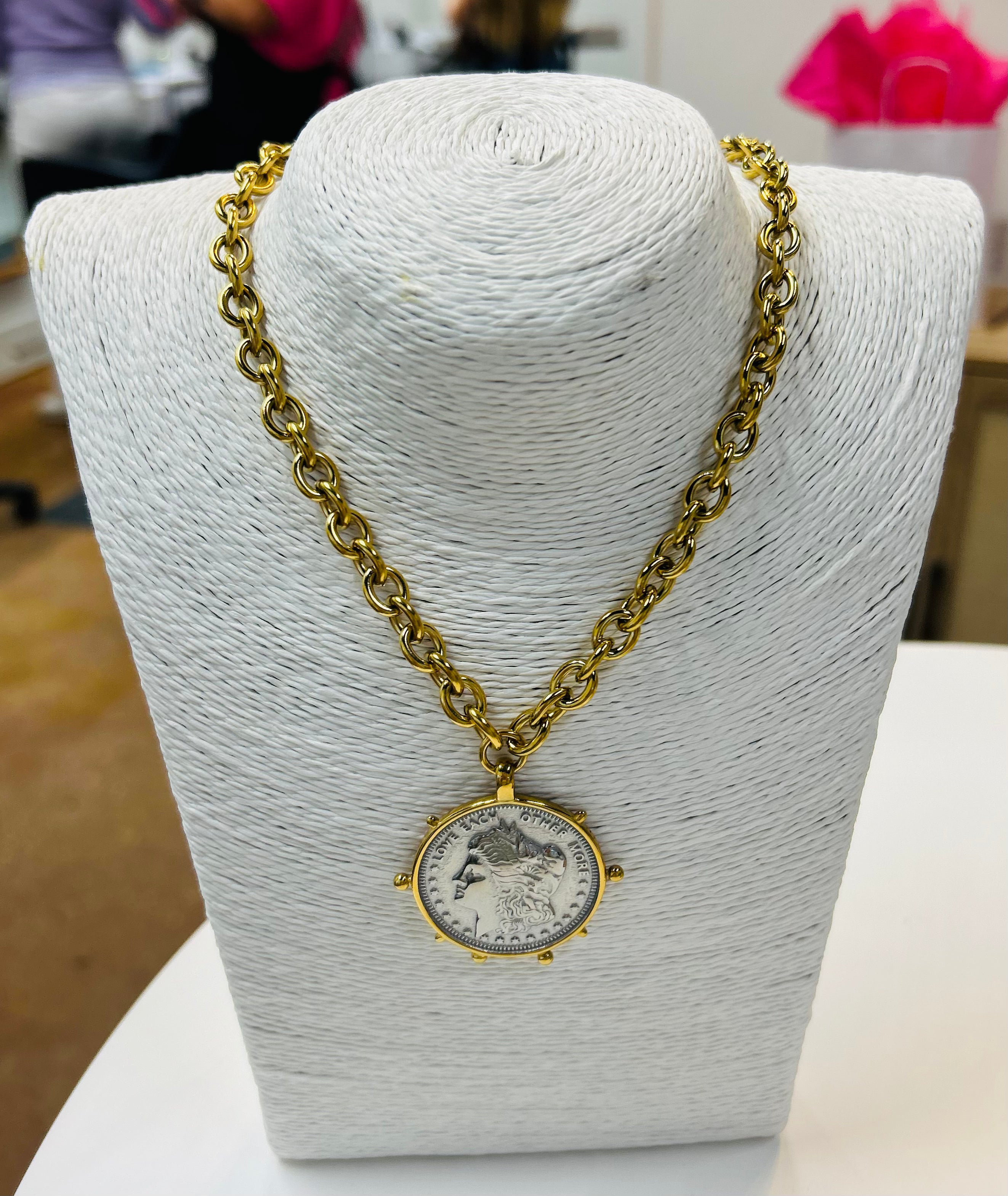 Amour Coin Necklace