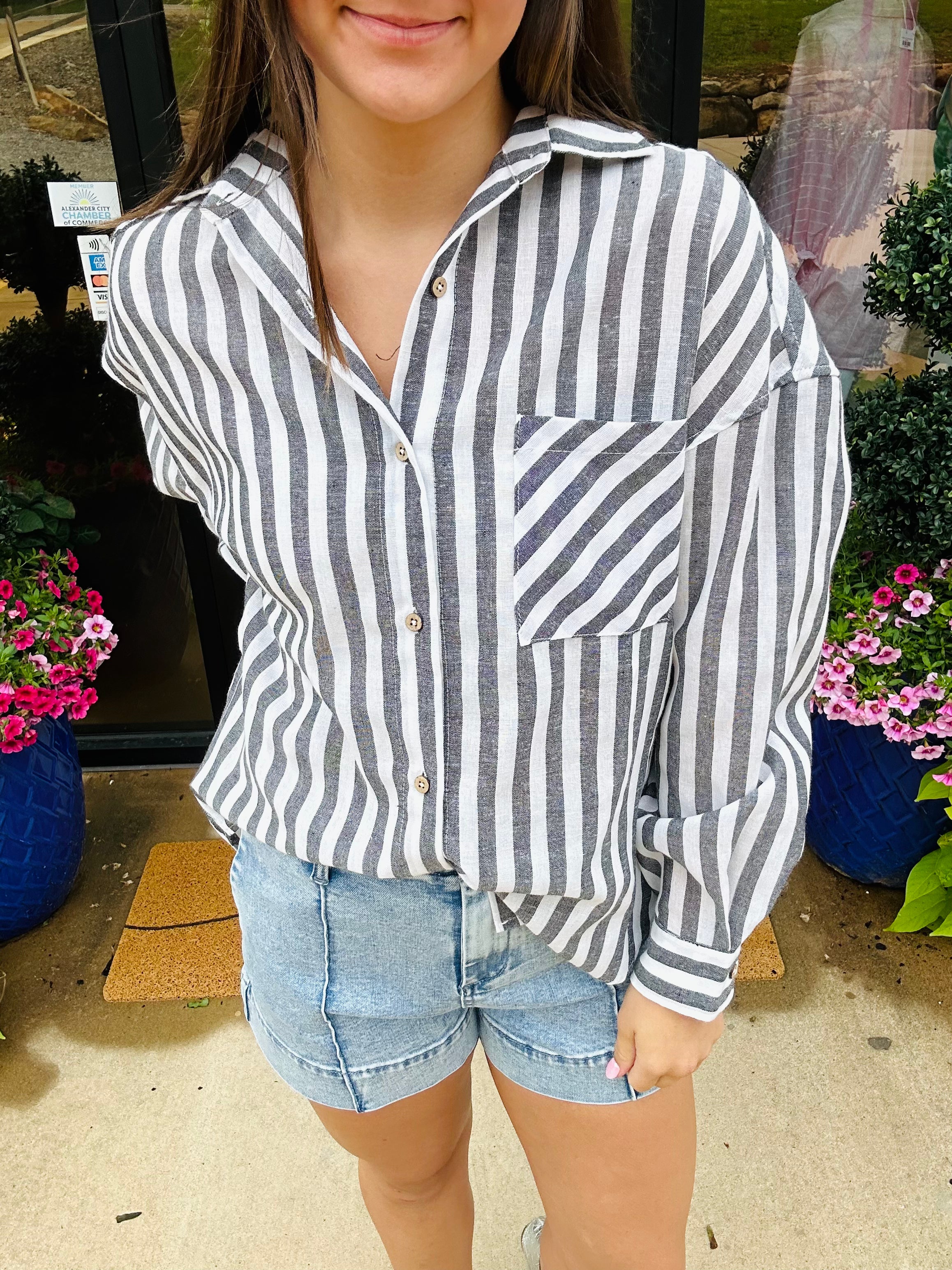 The Super Stripped shirt