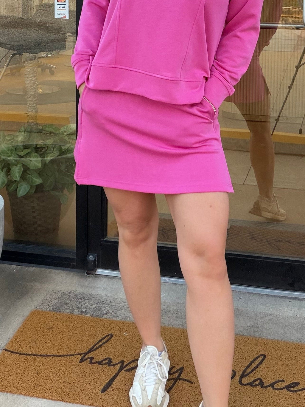 Cora cloud silk skort