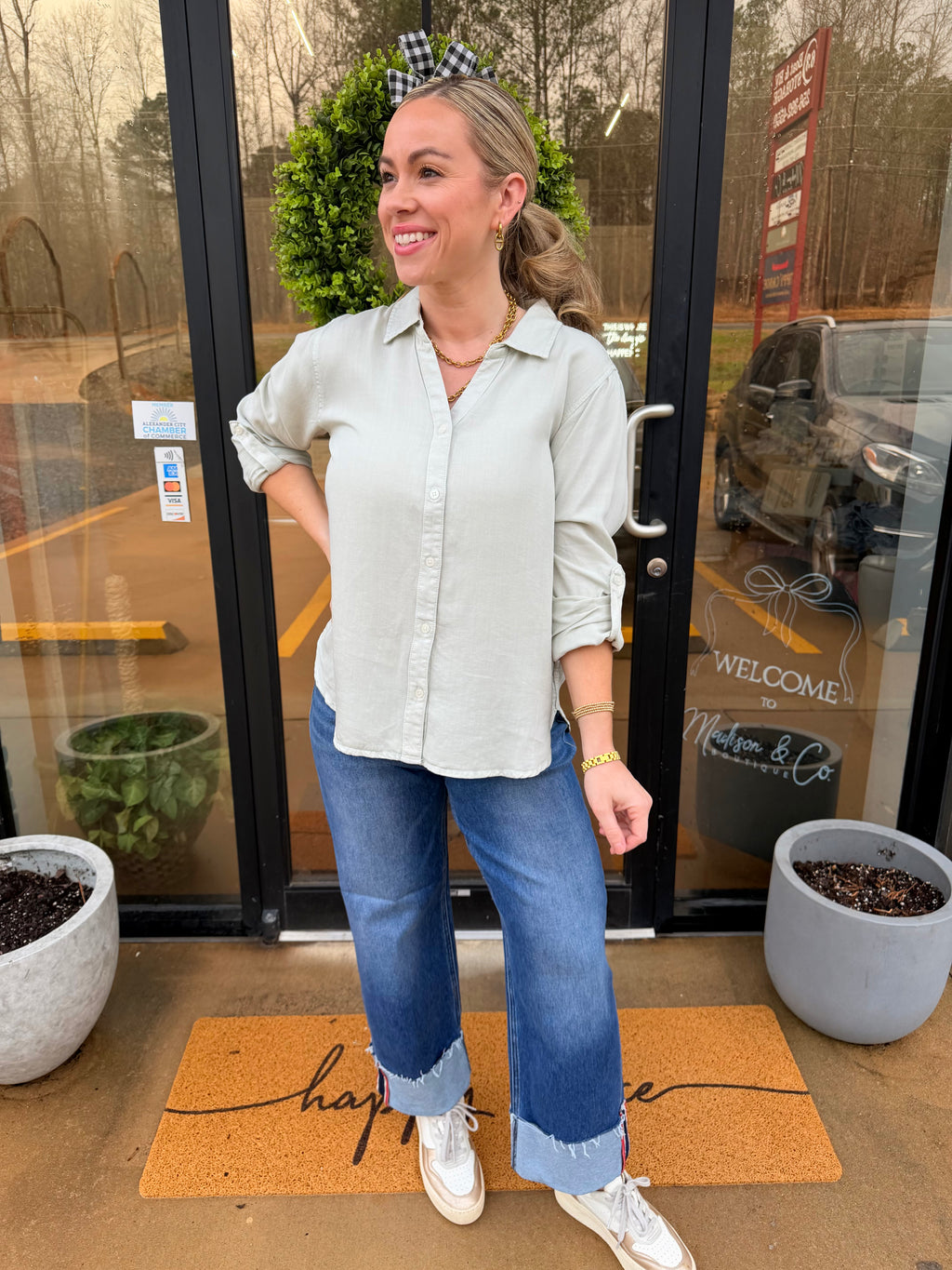 Sea foam Blouse